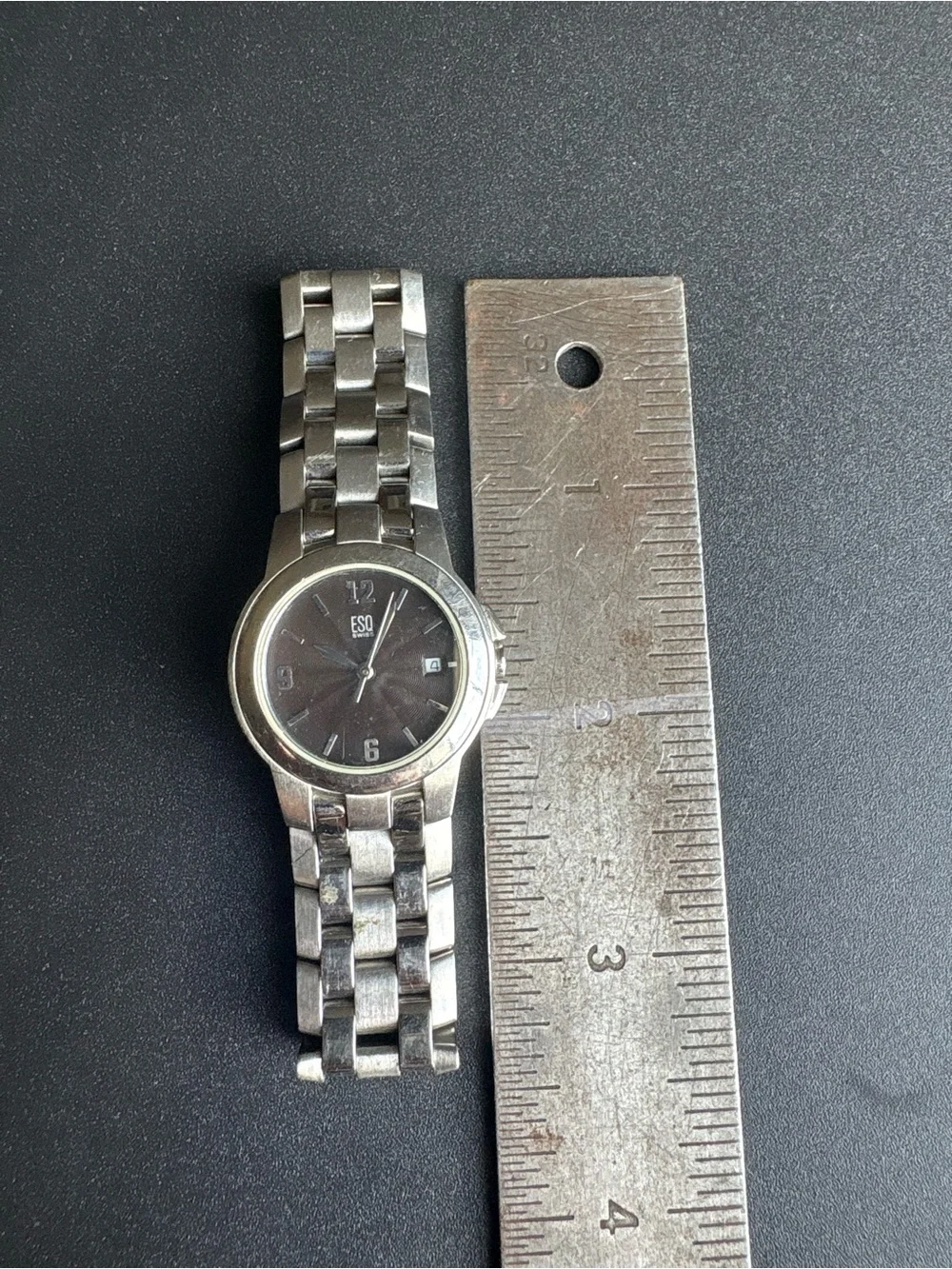 Silver Stainless Steel Back Ladies Bracelet Watch